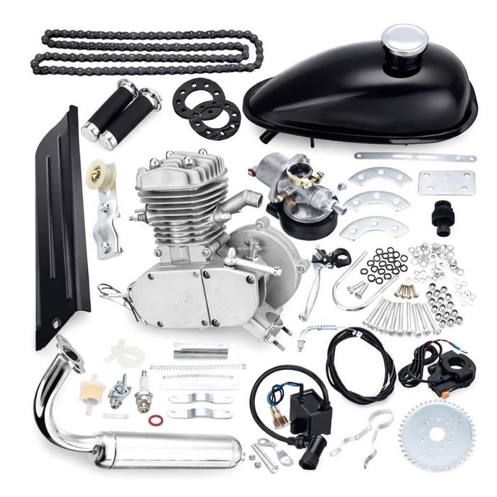 Kit complet motor bicicletă 80cc 2 timpi