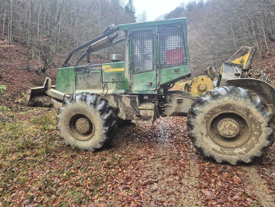 Timberjack 360C-gata de lucru,revizie completa cutie
