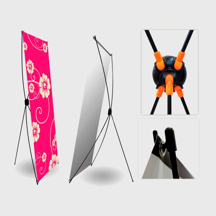 Паук, X-banner, 60x160 light с печатью  на бэклите