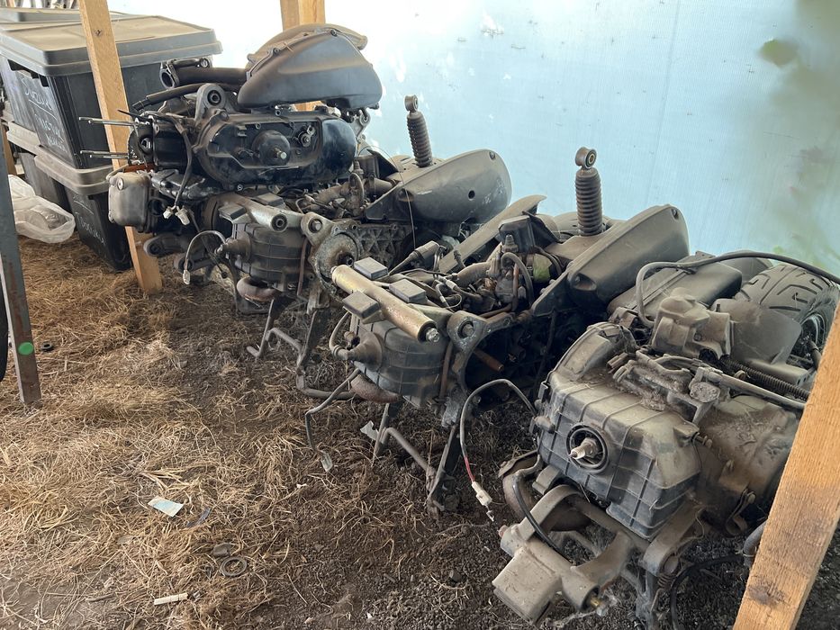 Разбор японских двигателей от мопедов