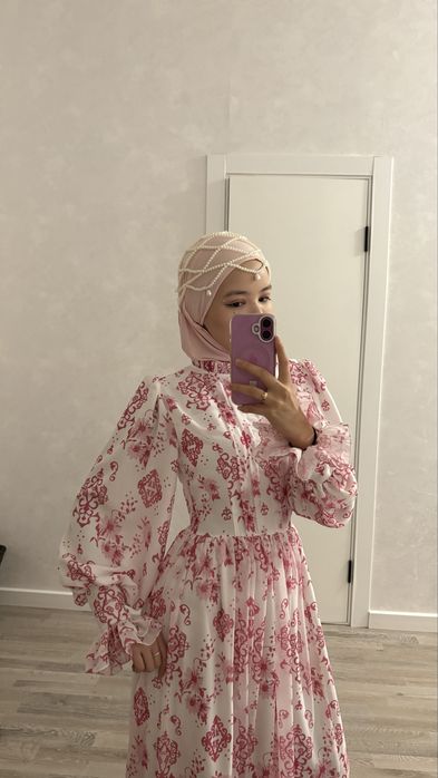 Платье с этно элементами