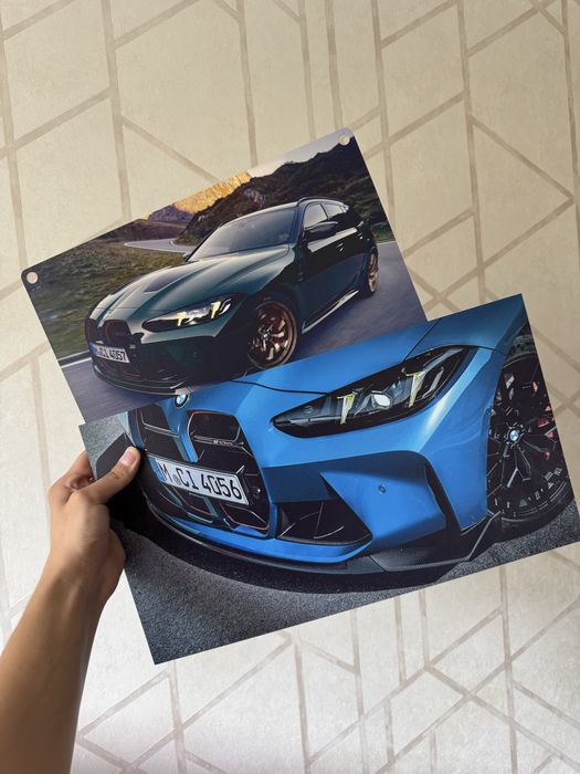 Новые постеры BMW на акриле — стильный декор для дома