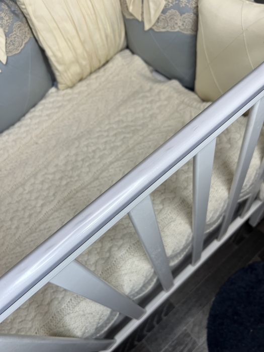 Манеж кроватка с матрацем