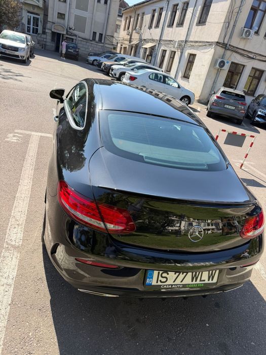 Mercedes-Benz C180 AMG Coupe | 1.6 Benzină 156 CP | Automat | Burmester | 80.000 km | 2 seturi jante
