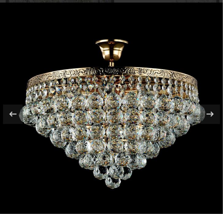 Продам люстру в зал, хрусталь