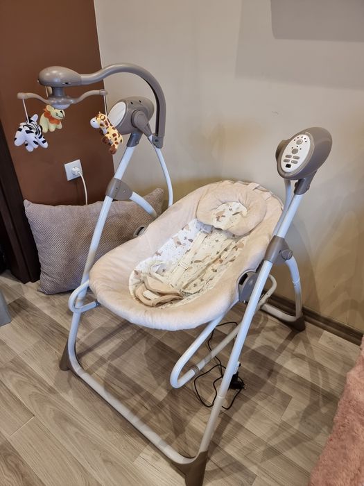 Електрическа люлка 2 в 1 проходилкa Moni
