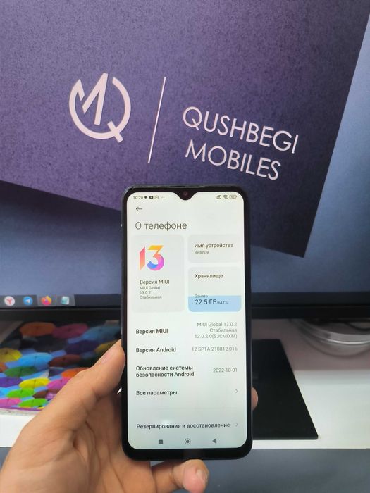 Aybi yor Redmi 9 64gb black karobka yoq