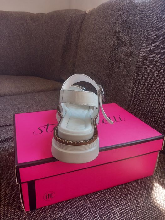 Дамски сандали -естествена кожа