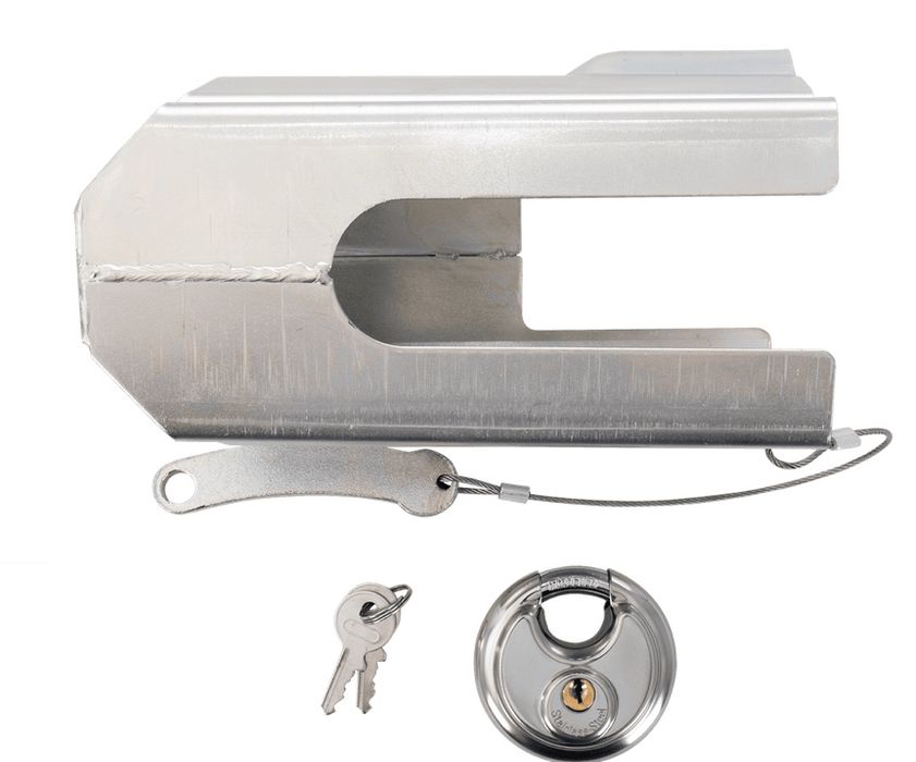 Кутия против кражба с планка за ремарке,каравана