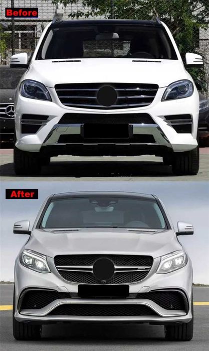 Боди кит Mercedes-Benz ML-Class W166 – Конверсия към GLE W166