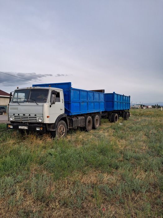Камаз с прицепом