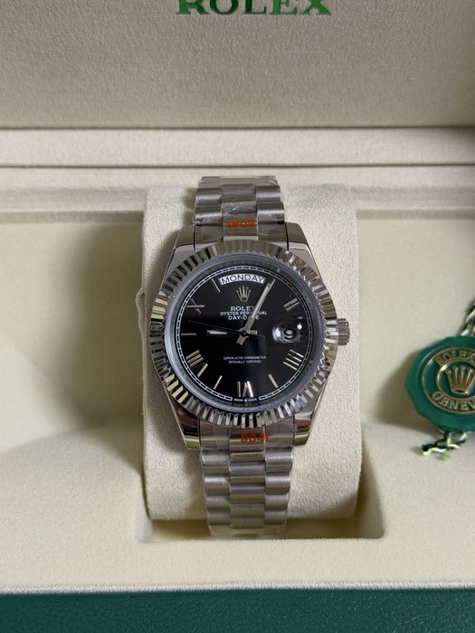 Ceas Rolex Day-Date Silver/Black Dial