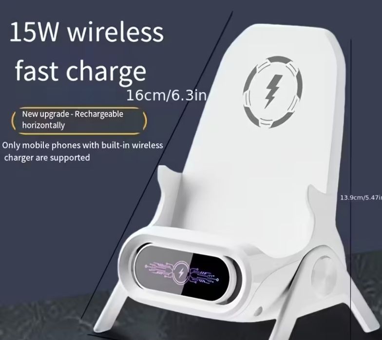 Магнитно безжично зарядно за бързо зареждане