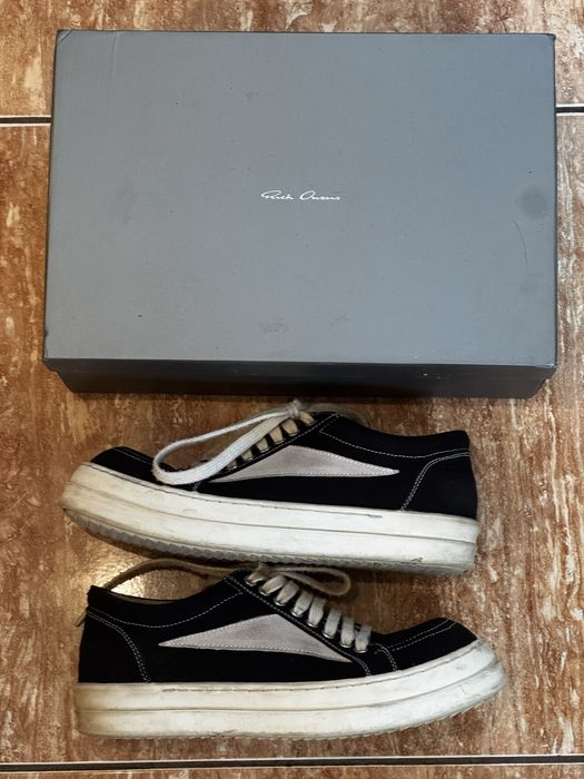 Rick Owens Vintage Vans Sneaks - 40 - Black Milk