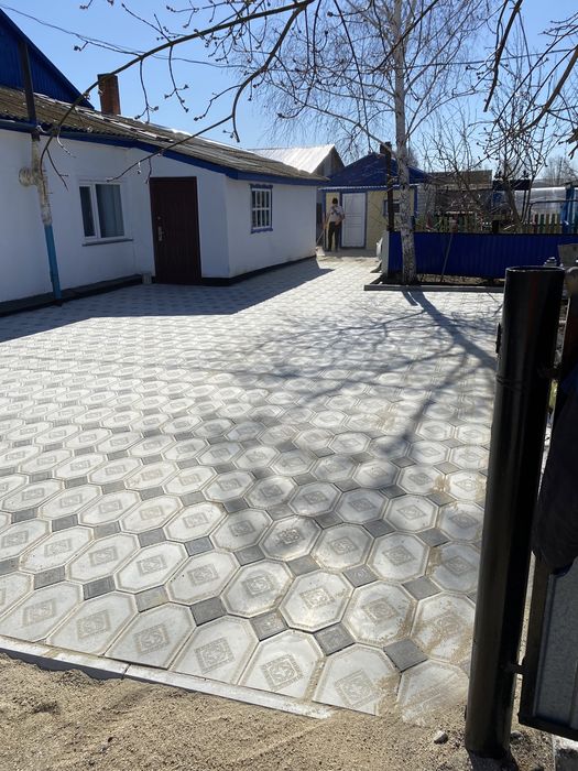 Укладка брусчатки