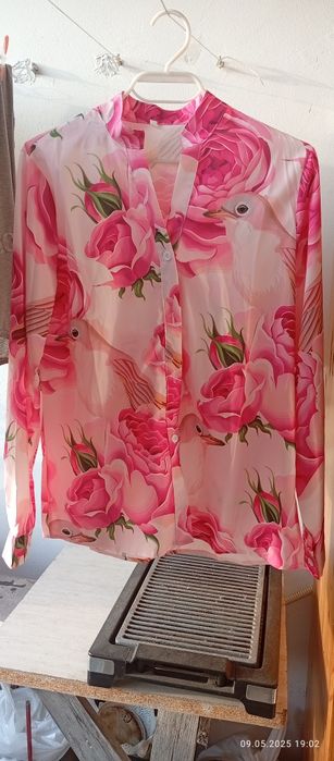 Дамска цветна риза