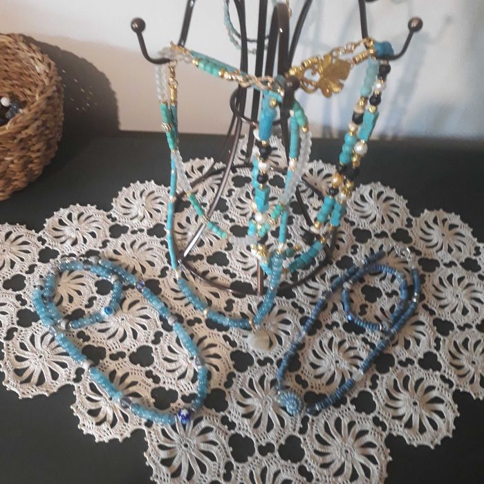 Лятна колекция бижута Handmade от натурални камъни и перли
