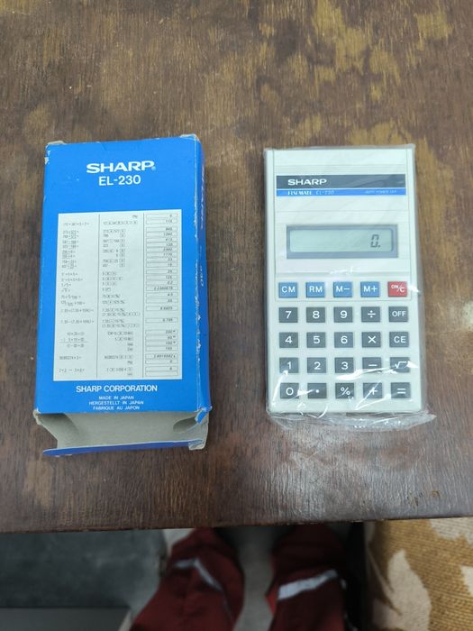 Ретро калкулатор,Елка  SHARP EL-230 Japan