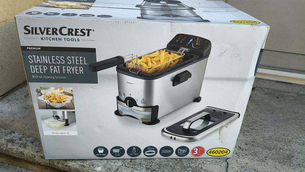 Friteuza Silvercrest otel inoxidabil 2000 w