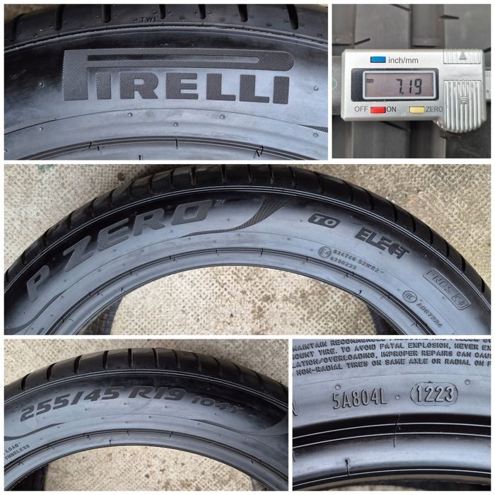 O bucată 255/45 R19 vară - una Pirelli