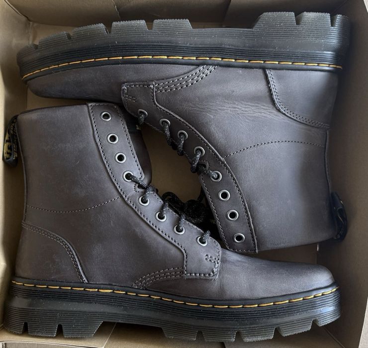 Dr. Martens Combs Leather ОРИГИНАЛНИ мъжки боти/кубинки - 42/27см
