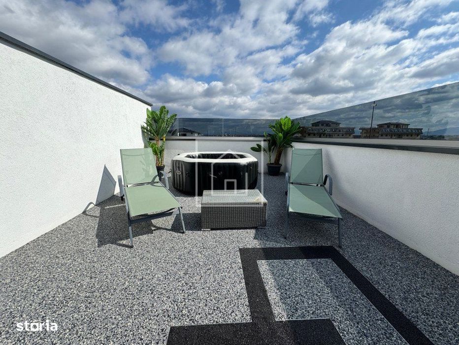 Penthouse de LUX 3 camere terasa 110 mp cu vedere superba zona P Cluj