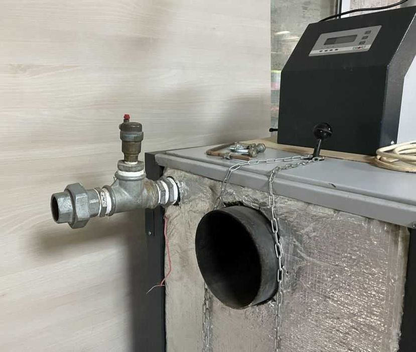 Пелетен (комбиниран) котел Bisolid SI35D (35kW) – комплект