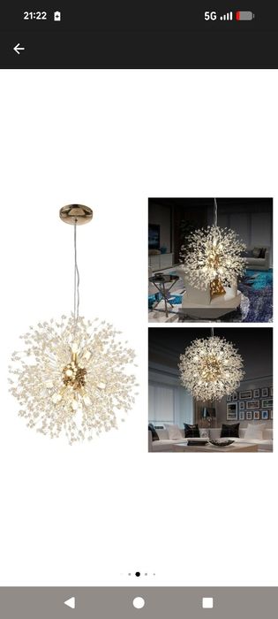 Candelabru elegant 8 capete iluminate