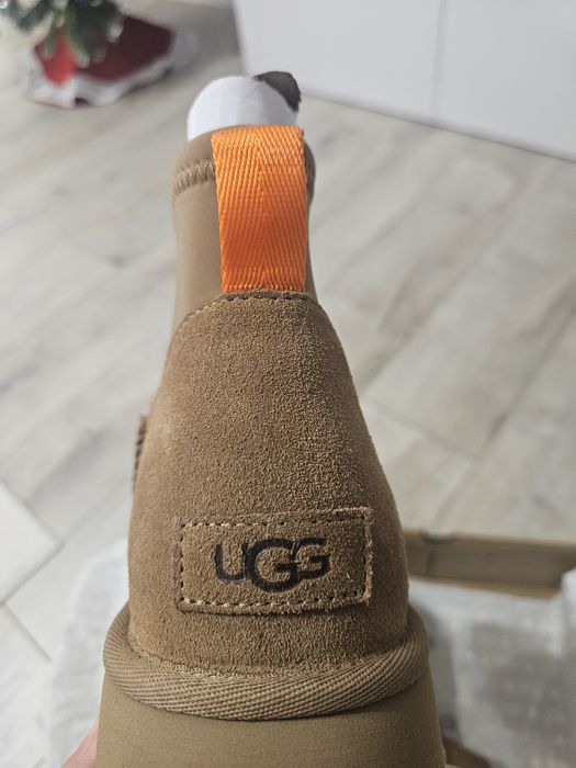UGG Australia - Велурени зимни боти Classic Mini Dipper