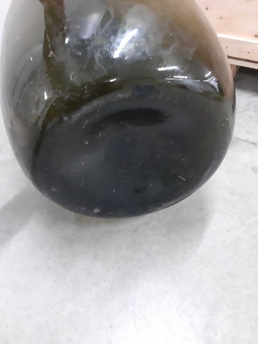 Дамаджана Стара Тъмно Зелена ръчно изработена 60 литра