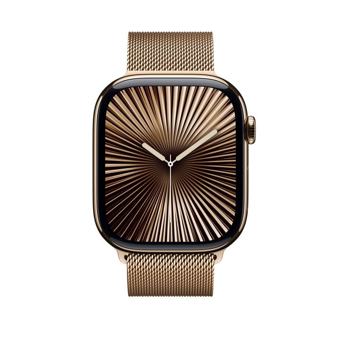 Оригинальный ремешок  Apple Milanese  Gold 45mm