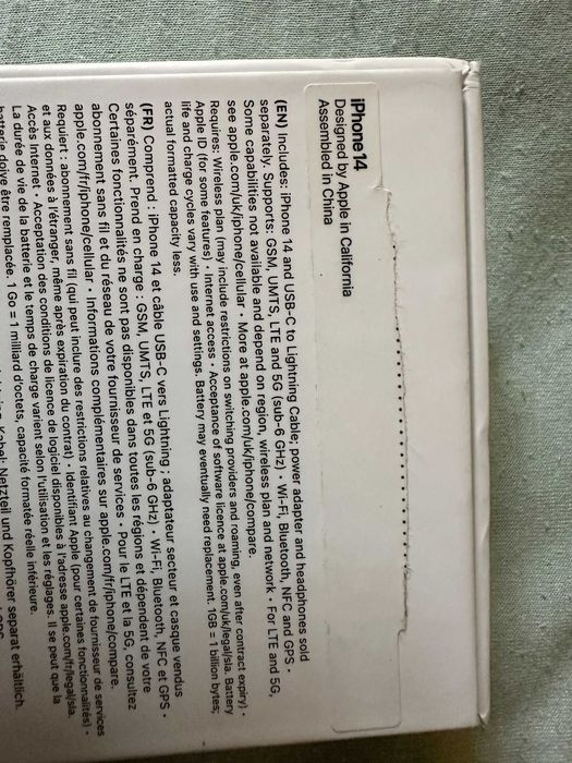 Нов iPhone 14 128GB