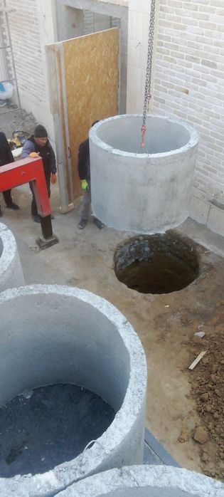 Канализация урнатамиз, вадаправод,траншея,