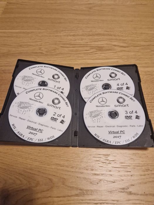 DVD диск за сервиз и поддръжка на всички автомобили Mercedes 1986-2017