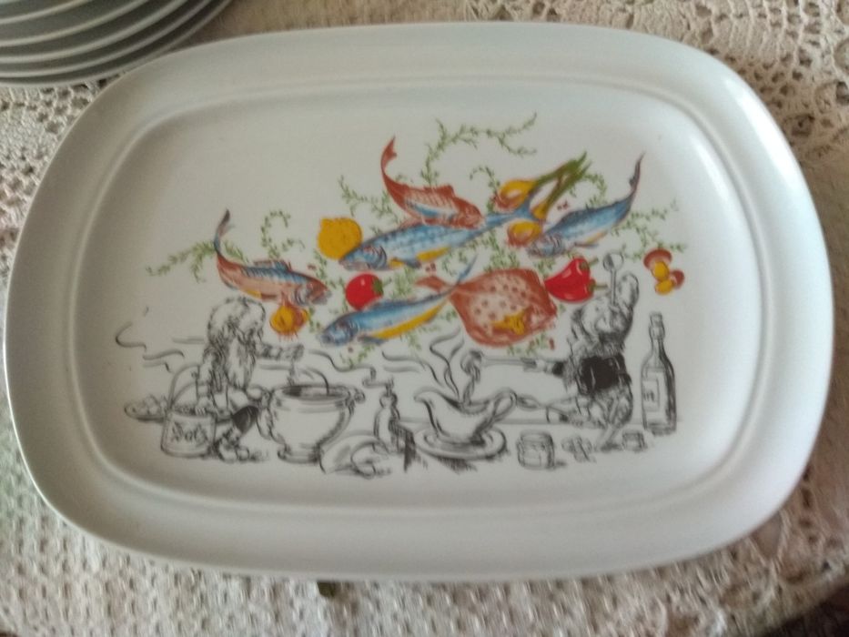 Посуда конца 70-х годов ,,Дулево" и производства ГДР