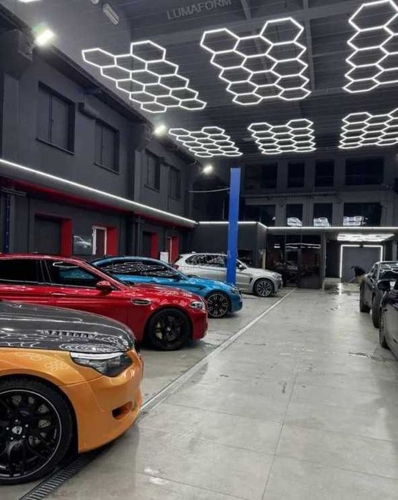 Avto detailing uchun LED hexagon yoritish tizimi