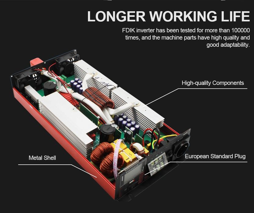 Invertor EaSun Power 12000W/24Vcc cu Telecomandă