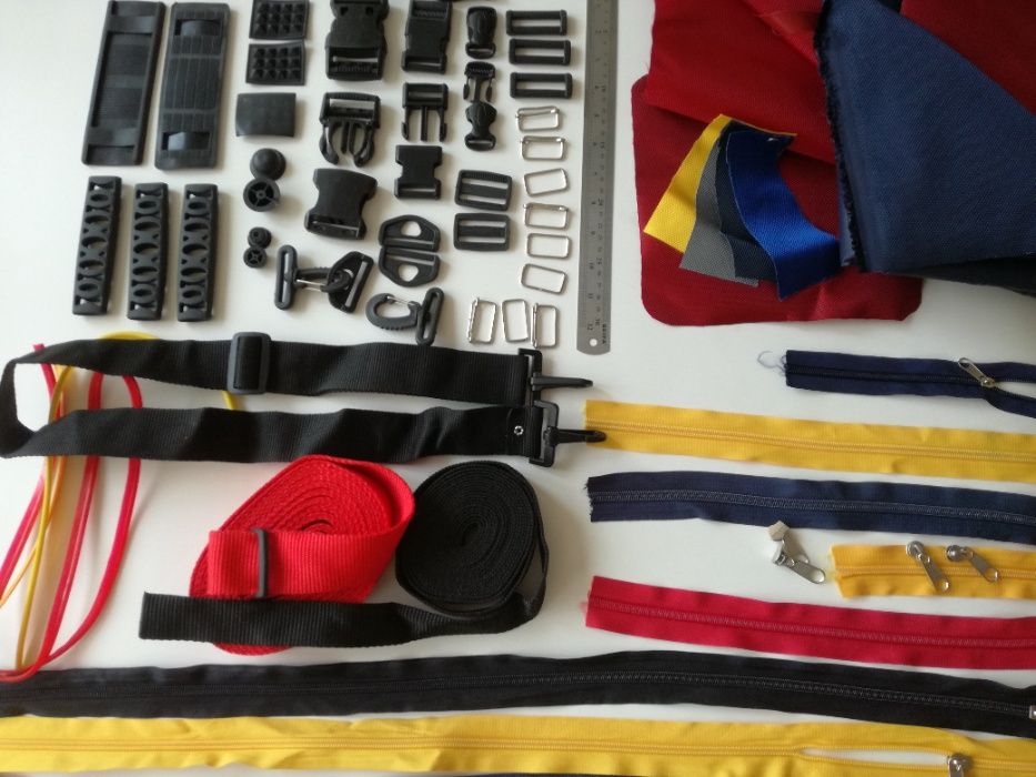 Ципова лента , Аксесоари за спортни чанти,колани