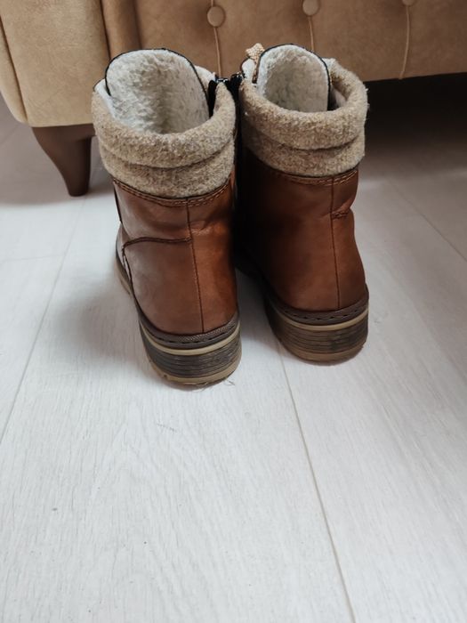 Ghete piele naturală Rieker
