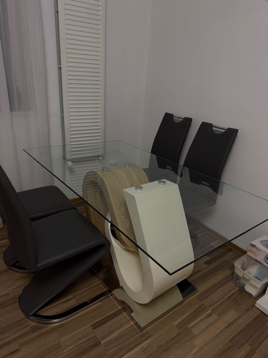 Masa living + scaune
