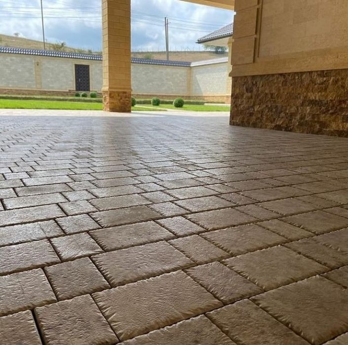 Брусчатка, тротуарная плитка, поребрики