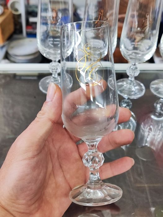 Кристални чаши 6 броя