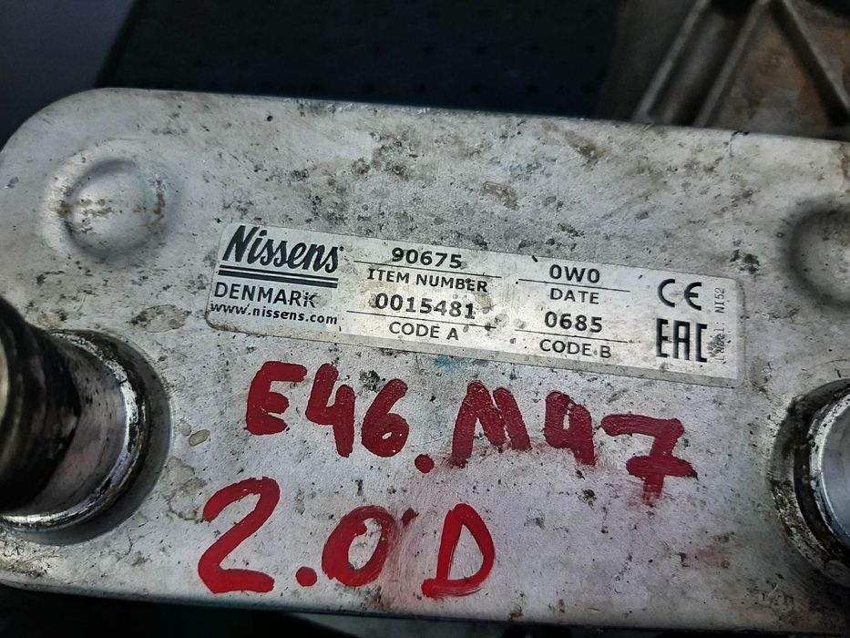 termoflot racitor ulei  bmw seria 3 e46 2.0 d 136 cp 2246981