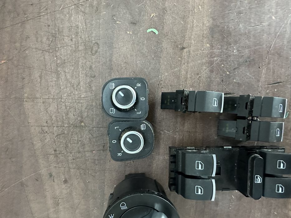 Butoane geam bloc lumini oglinzi crom passat cc b7 b6 tiguan golf 6