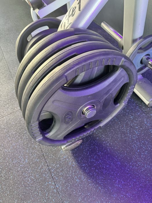 Discuri olimpice cu inel cauciucate 20kg si 10 kg noi