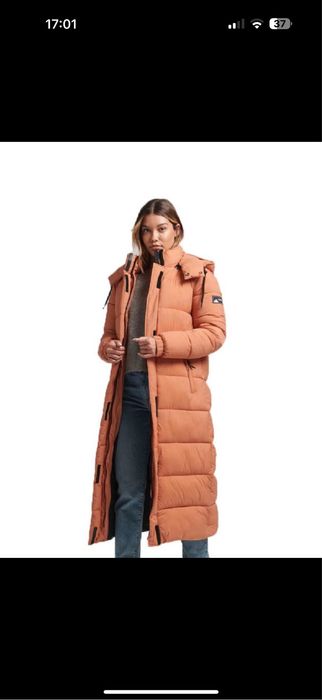 Geaca lunga de la Superdy ! palton pt iarna, munte ,etc