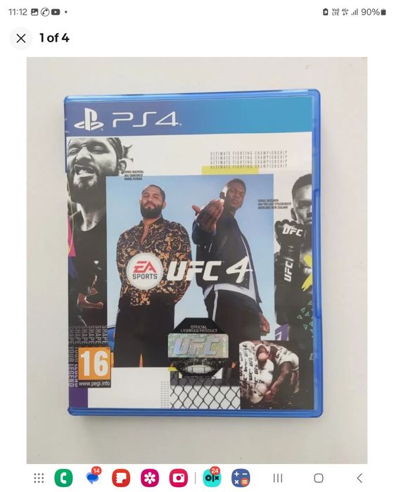 Ufc 3 / 4 за Ps4 playstation 4 Xbox One Неразличими от Нови