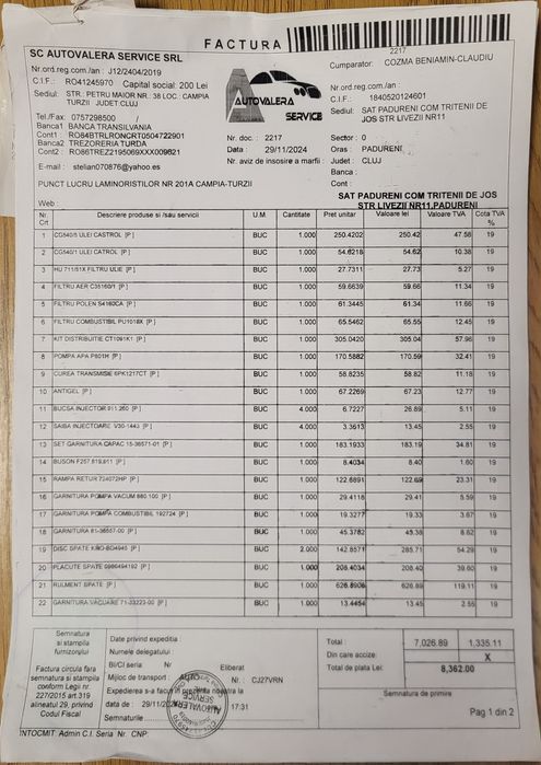 Se oferă spre vinzare FIAT SCUDO 2011