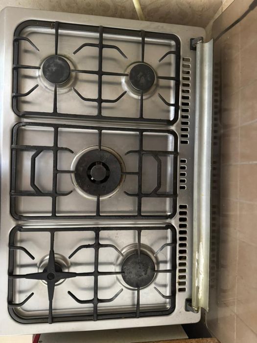 Газ плита вытечкасымен