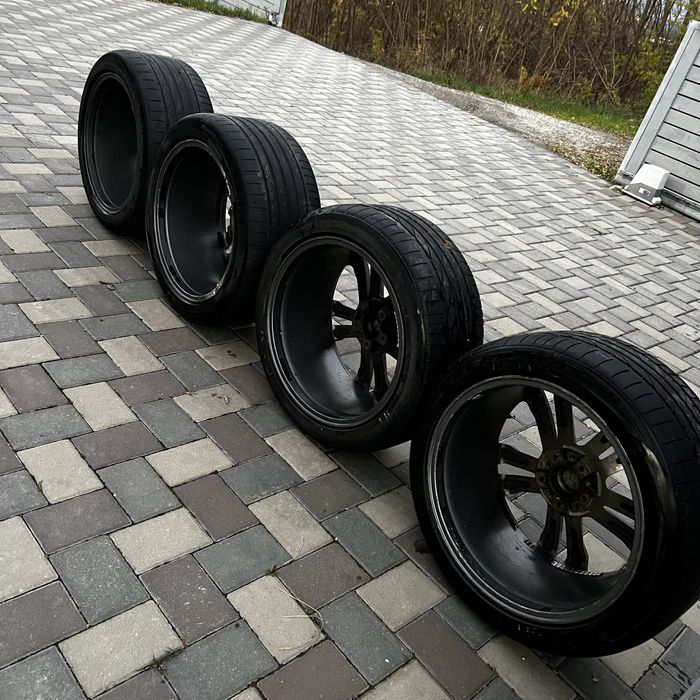 Vand set jante cu cauciucuri BMW pe 20  pentru x5 f15 in doua latimi